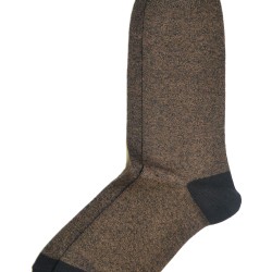 CM841C-M, Cotton Flat Knit Contrast Tip/Toe/Heel