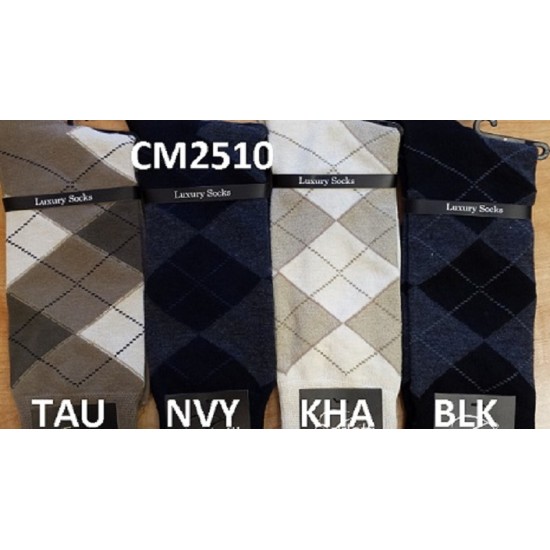 CM2510-M, Cotton Argyle Socks CM2510-M, Cotton Argyle Socks